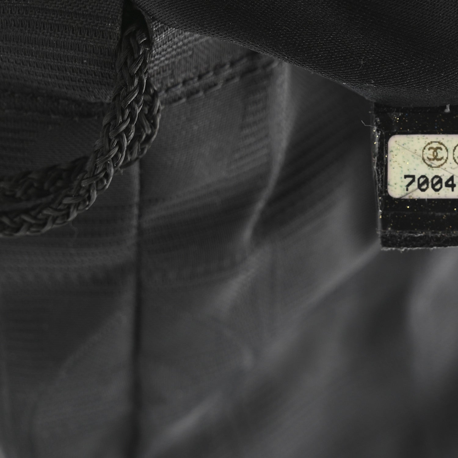 Chanel Nylon Travel Drawstring Bag Black 7 of 10