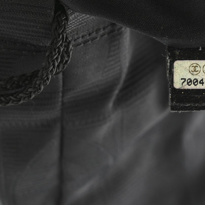 Chanel Nylon Travel Drawstring Bag Black 7 of 10