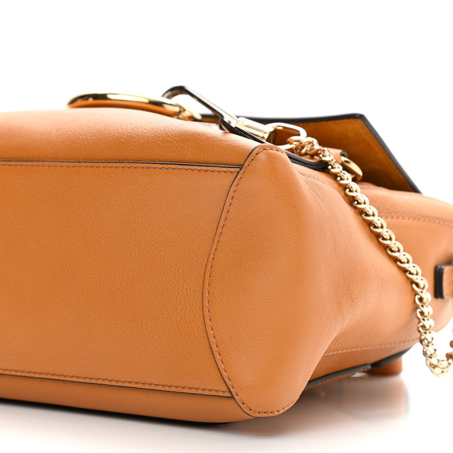 Calfskin Small Faye Day Shoulder Bag Tan