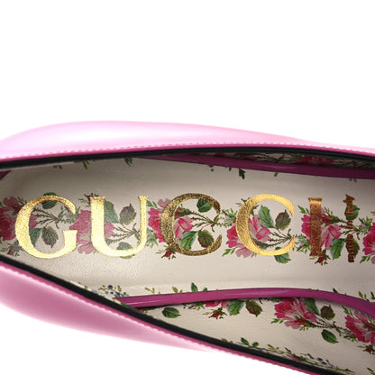 Gucci Vernice GG Marmont Fringe 50mm Loafer Pumps 39 Rododendro 9 of 13