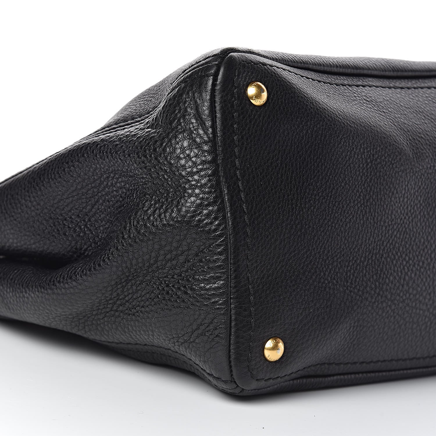 Prada Vitello Daino Tote Black 12 of 14