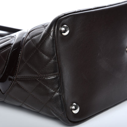 Chanel Calfskin Quilted Large Cambon Tote Brown 14 of 17