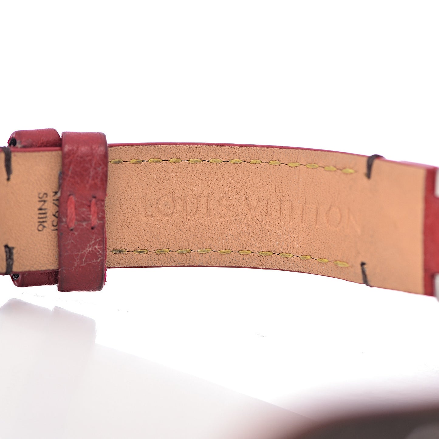 Stainless Steel Monogram 28mm Tambour Quartz Watch Brown