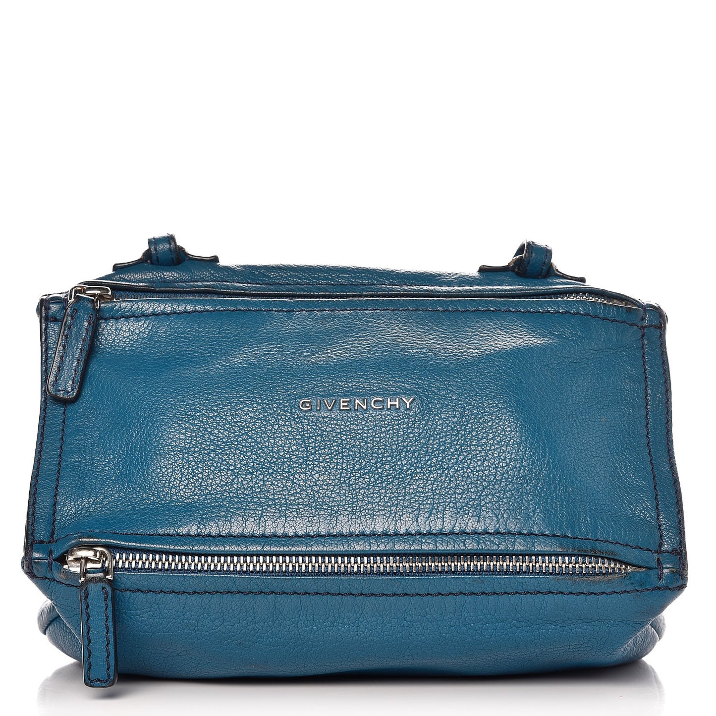 Sugar Goatskin Mini Pandora Medium Blue