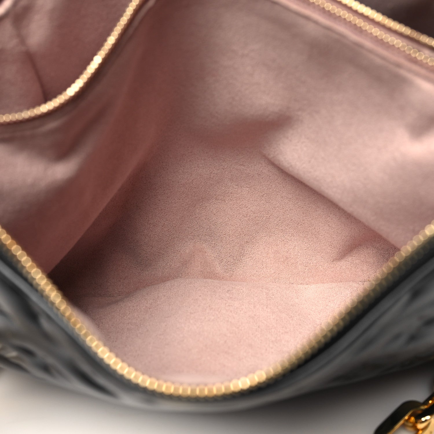 Louis Vuitton Lambskin Embossed Monogram Coussin PM Black 7 of 10
