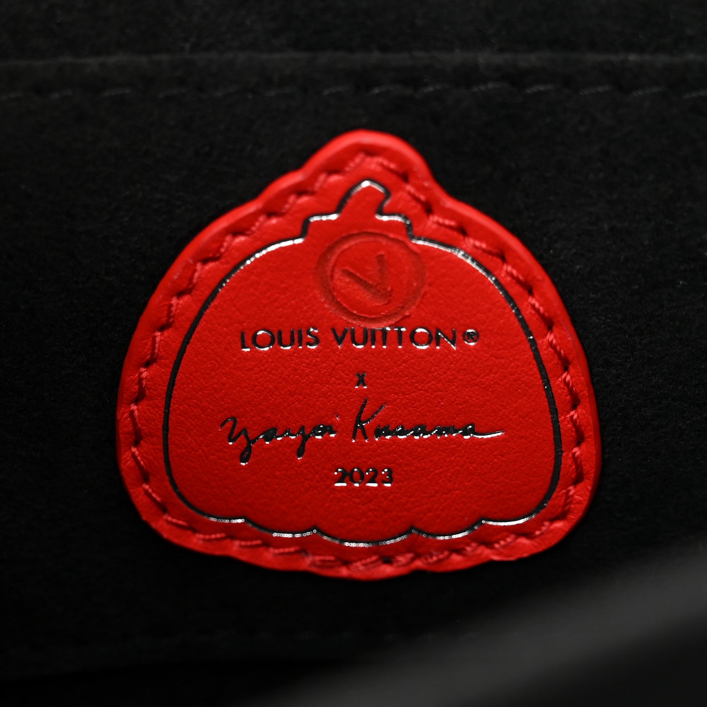 LV X YK Taurillon Dots Dauphine Mini Black