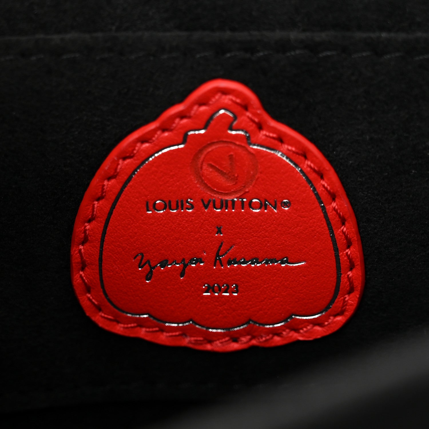 Louis Vuitton LV X YK Taurillon Dots Dauphine Mini Black 6 of 10