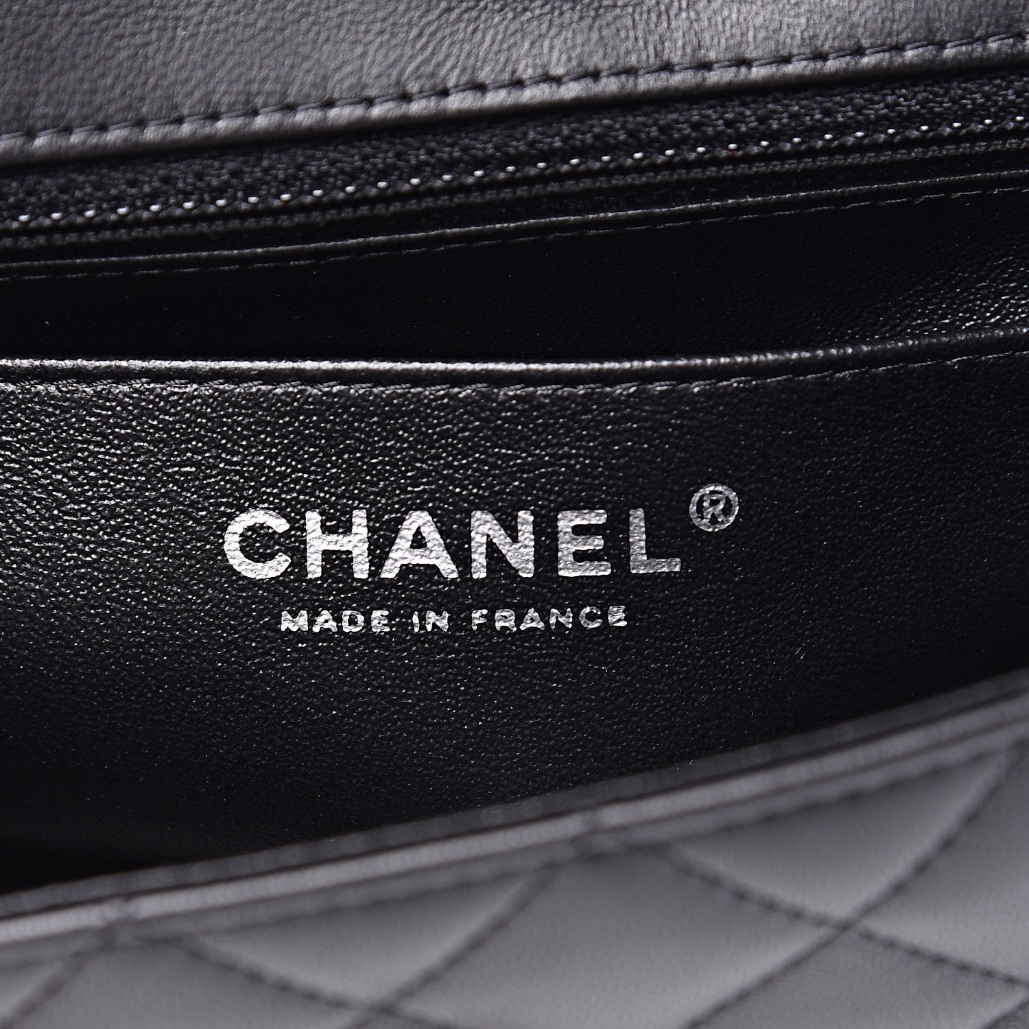 Chanel Lambskin Quilted Mini Rectangular Flap Black 5 of 11