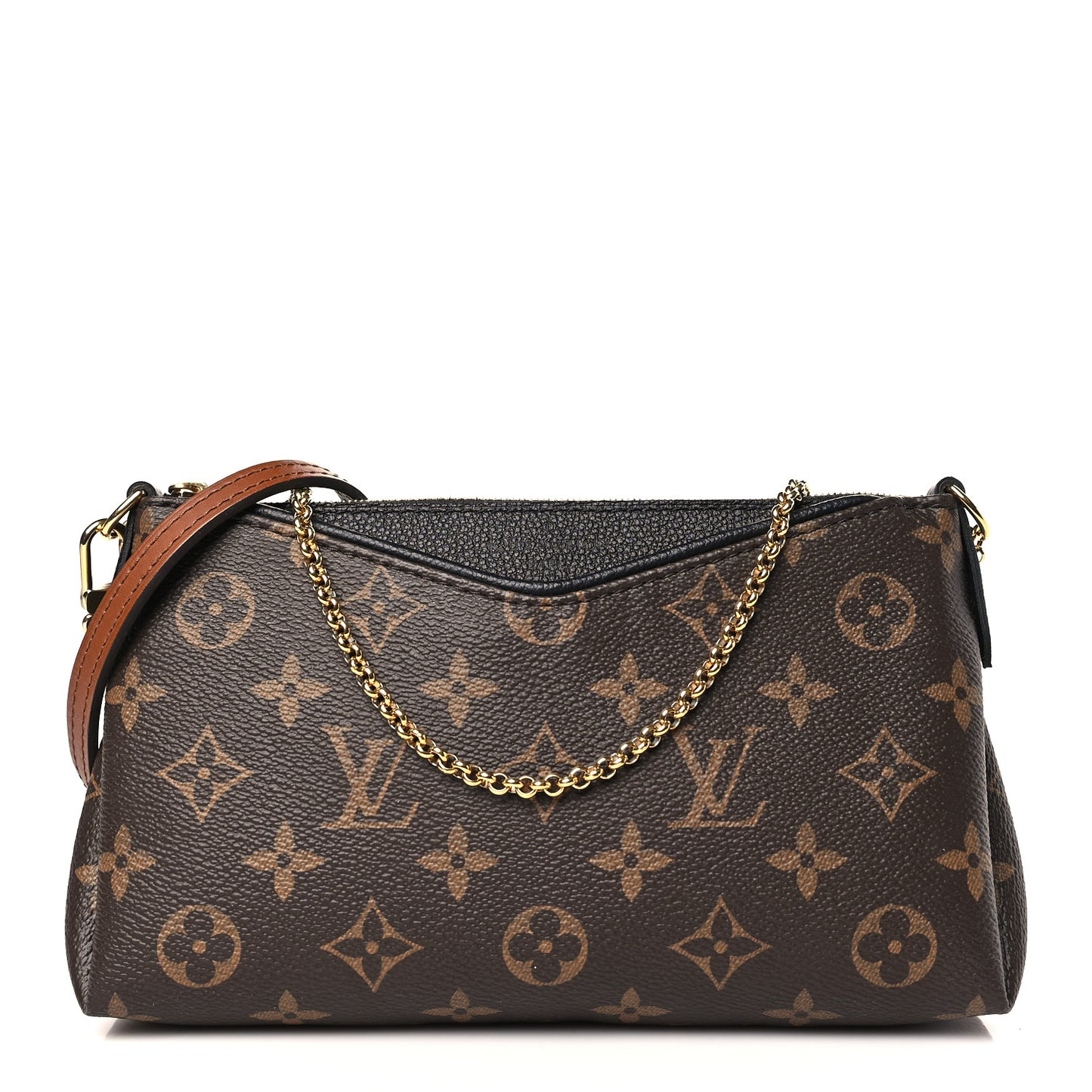 Monogram Pallas Clutch Black
