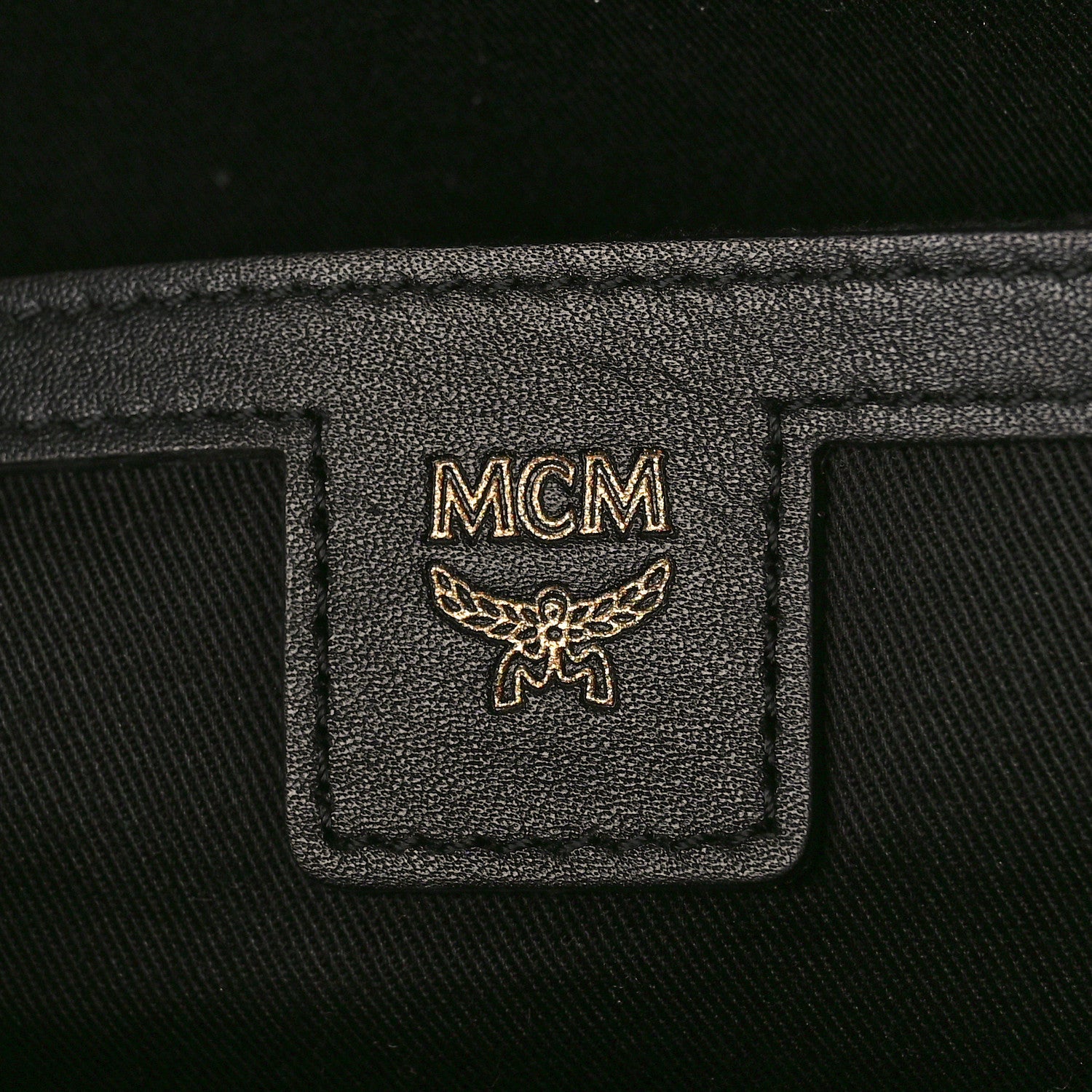 MCM Visetos Chevron Medium Colorblock Stark Backpack Cognac 6 of 11