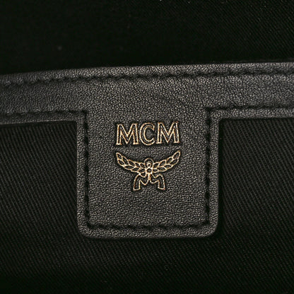 MCM Visetos Chevron Medium Colorblock Stark Backpack Cognac 6 of 11
