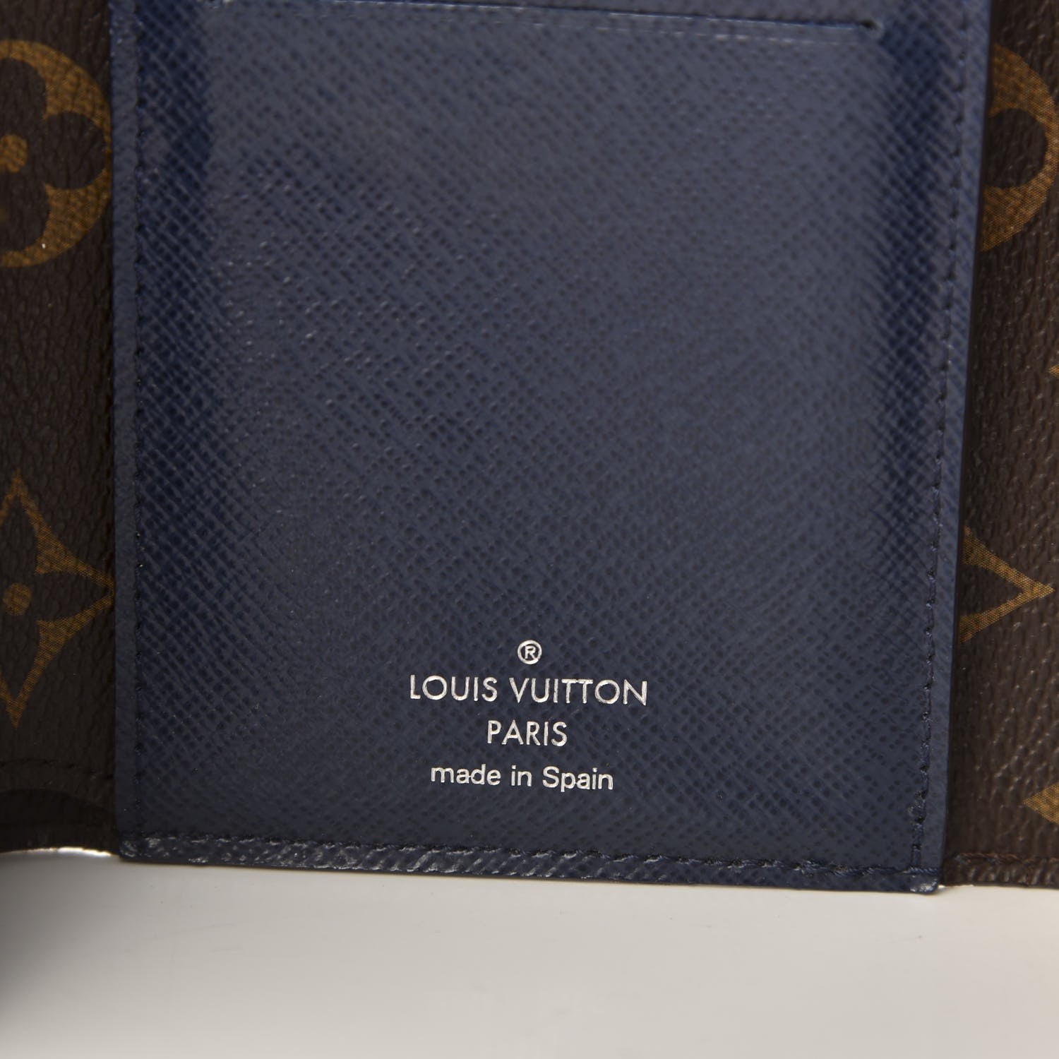 Louis Vuitton Epi Monogram Marie-Lou Compact Wallet Indigo 6 of 12