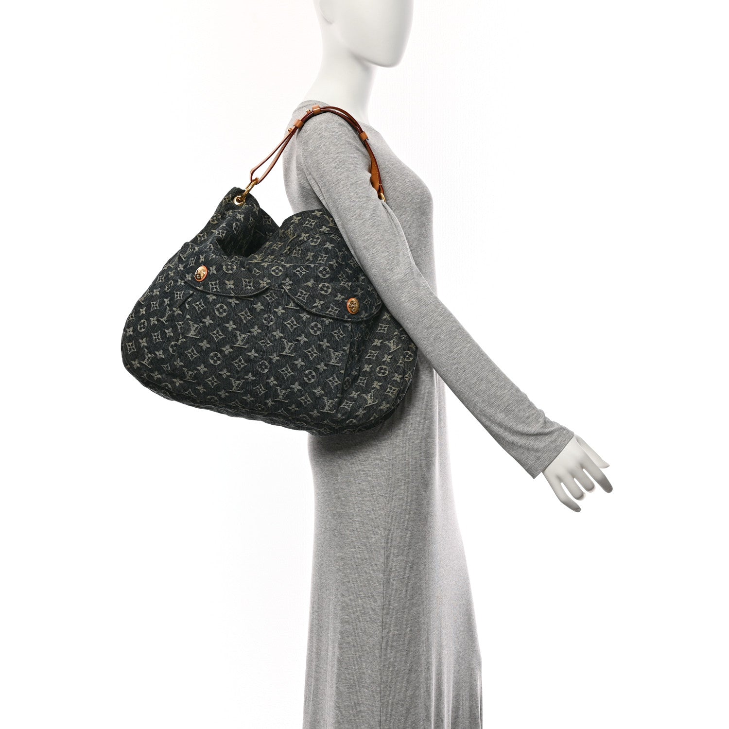 Louis Vuitton Denim Daily GM Gris Blue 2 of 10