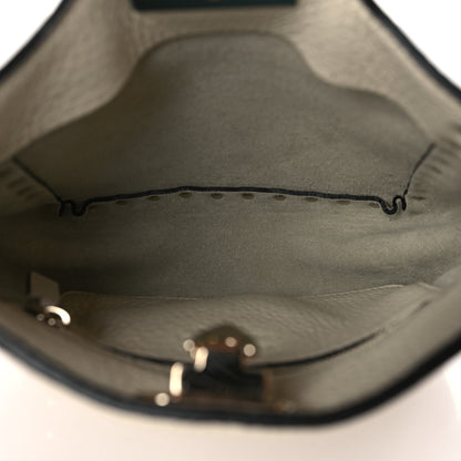 Valentino Garavani Pebbled Calfskin Mini Rockstud Flip-Lock Messenger Bag Light Ivory 5 of 8