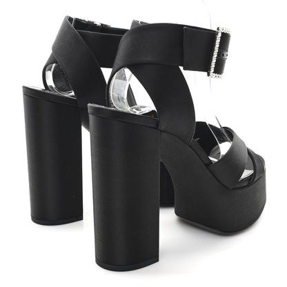 Saint Laurent Raso Regale Bianca 85 Platform Sandals 39 Black 5 of 10
