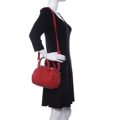 Alexander Wang Pebbled Lambskin Mini Rockie Cult Rhodium Hardware 2 of 10