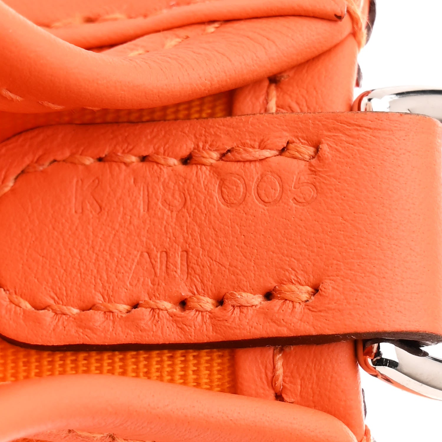 Hermes Toile Officier Swift Neo Evelyne TPM Jaune D'Or Feu Orange Minium 7 of 11