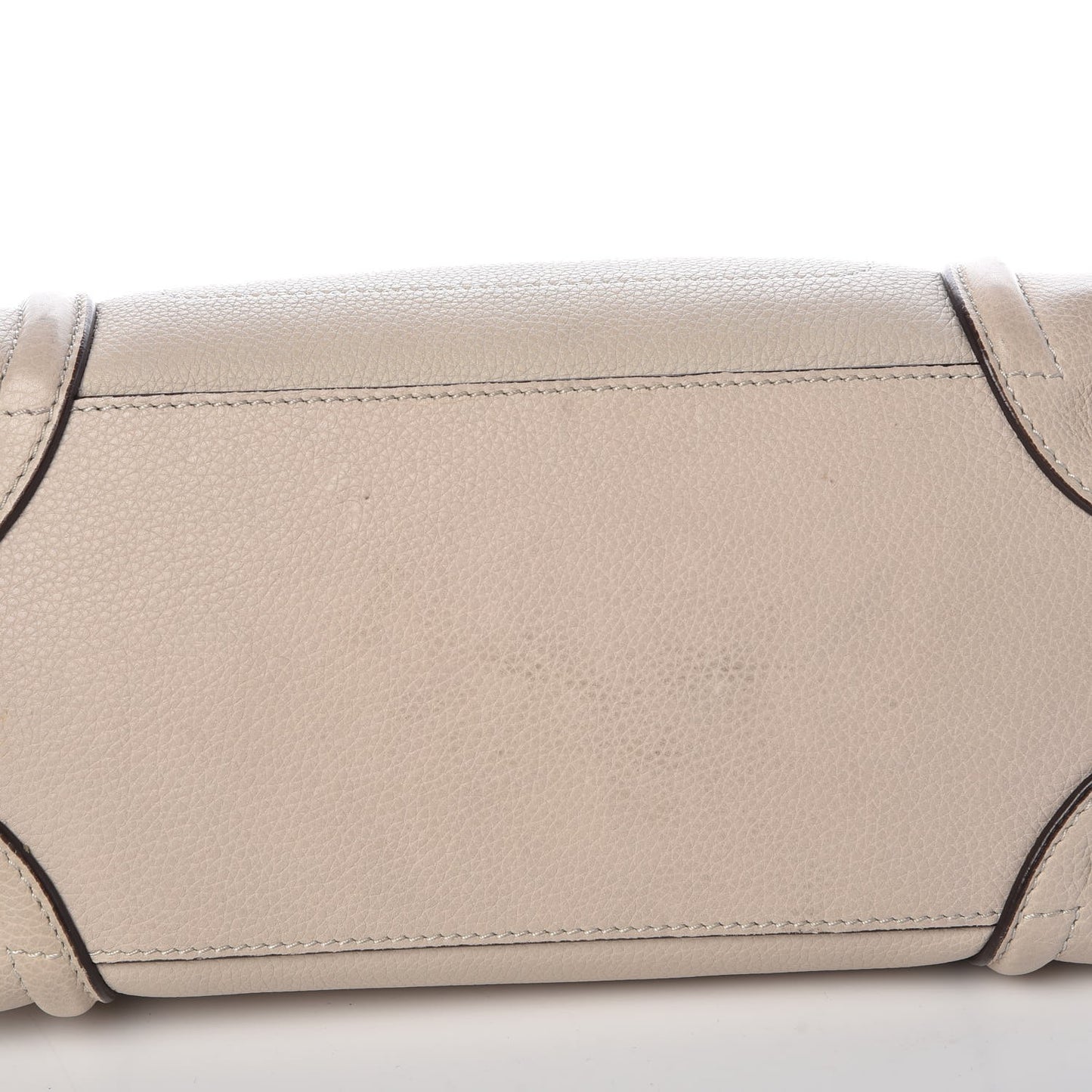 Drummed Calfskin Micro Luggage Dune