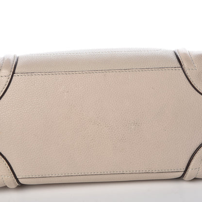 Celine Drummed Calfskin Micro Luggage Dune 13 of 14