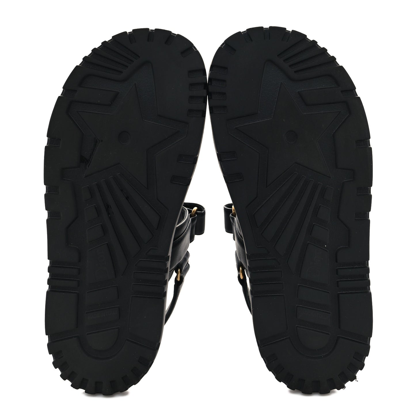 Lambskin Dioract 10mm Sandals 38 Black