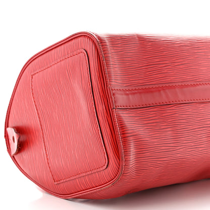 Louis Vuitton Epi Speedy 25 Castillan Red 9 of 11