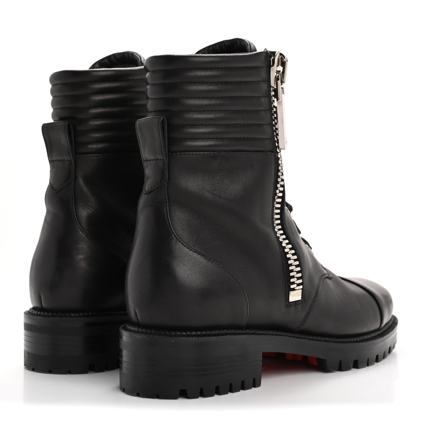 Calfskin Quilted En Hiver Boots 36.5 Black