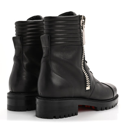 Christian Louboutin Calfskin Quilted En Hiver Boots 36.5 Black 6 of 14