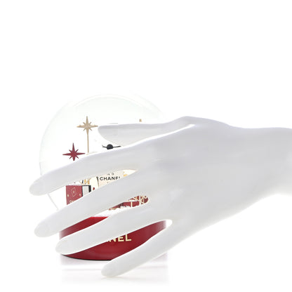 Chanel Glass N°5 Perfume Bottle Snow Globe Red 2 of 8