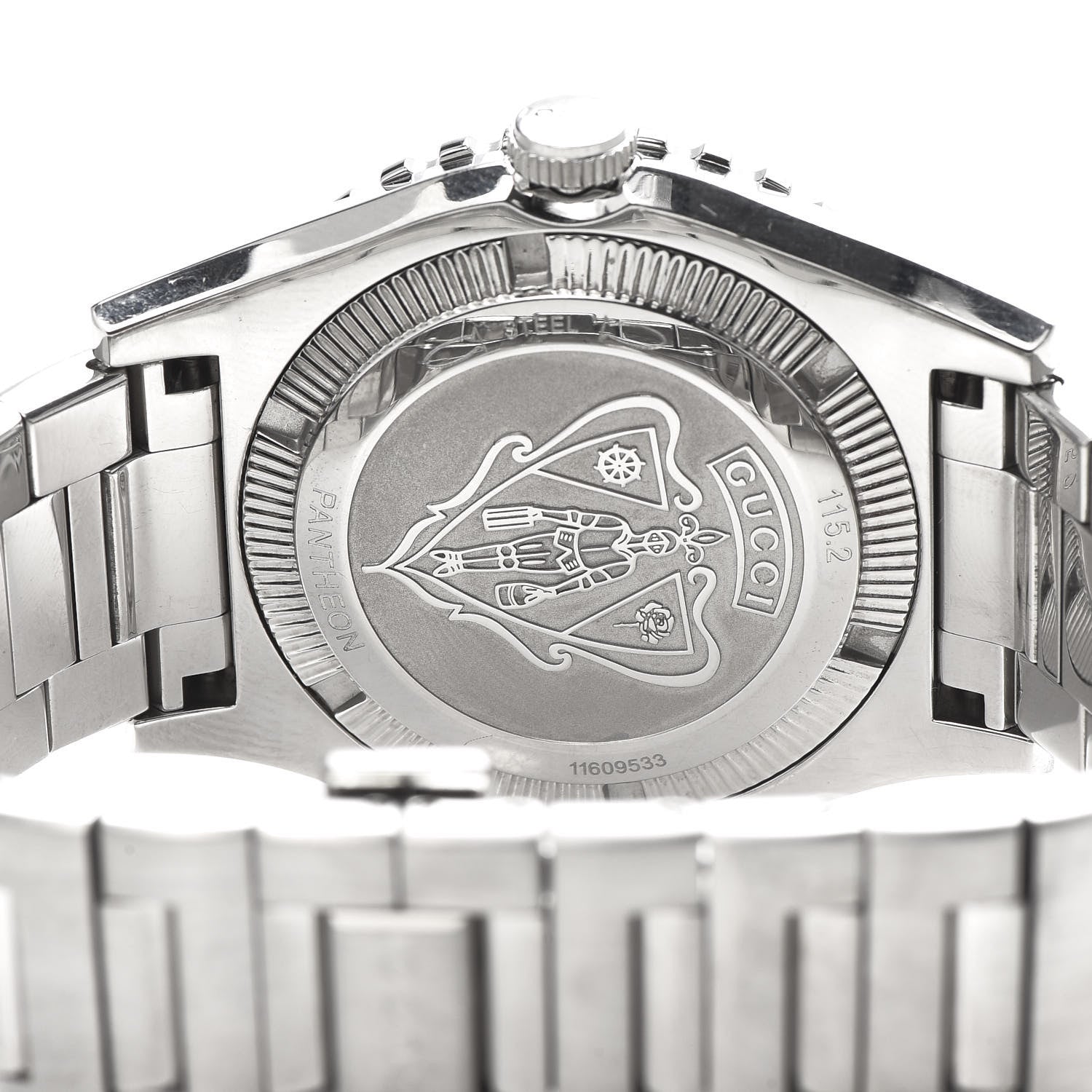 Gucci Stainless Steel 44mm Pantheon Automatic Watch 4 of 6