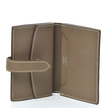 Hermes Epsom Mini Bearn Wallet Etoupe 5 of 6