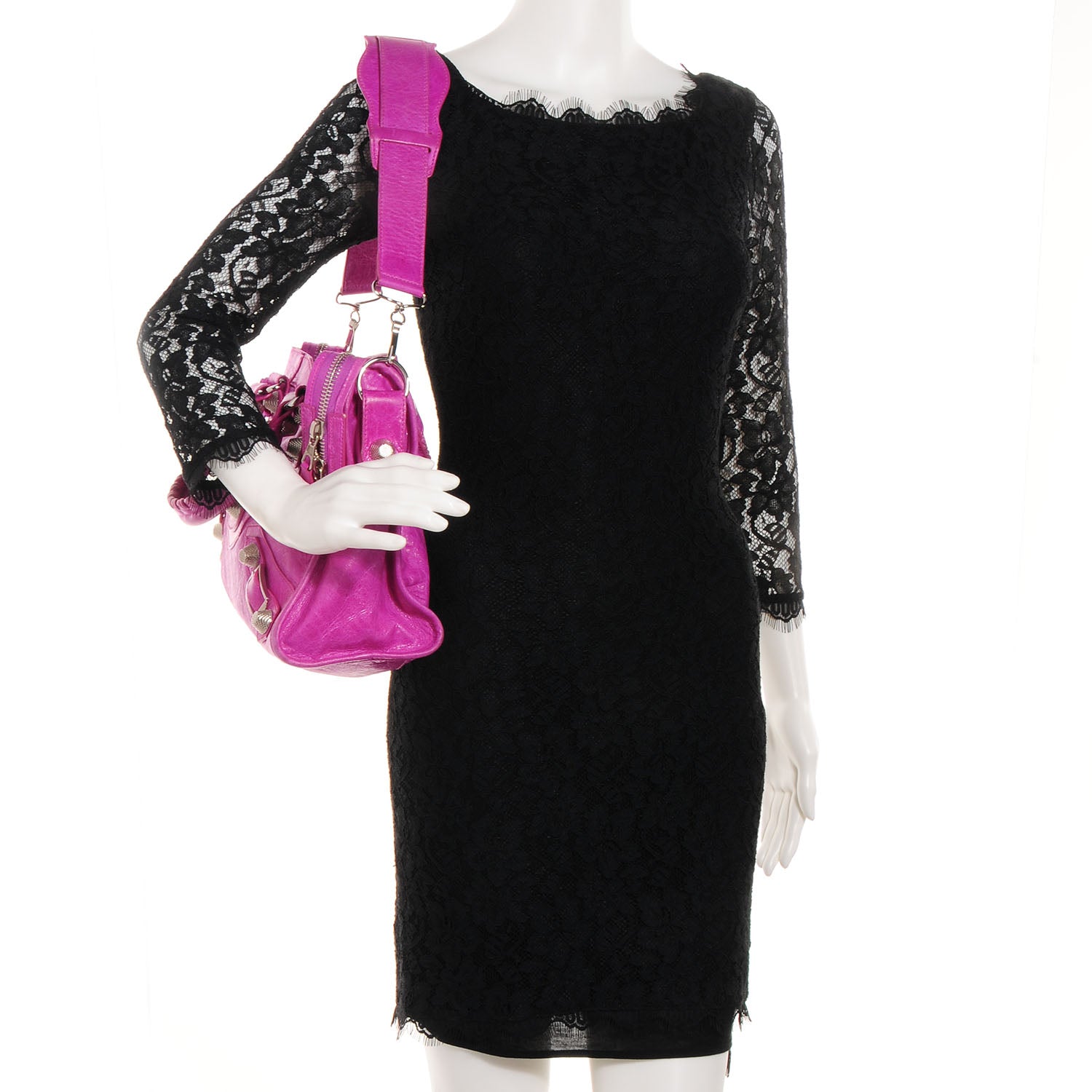 Balenciaga Agneau Giant 21 Silver Hardware City Magenta 2 of 15