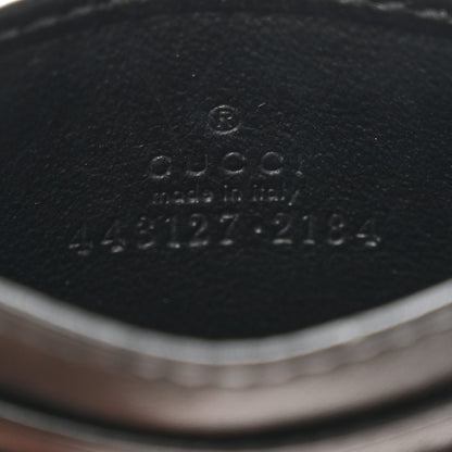 Gucci Calfskin Matelasse GG Marmont Card Holder Black 6 of 9