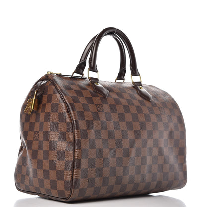 Louis Vuitton Damier Ebene Speedy 30 3 of 10