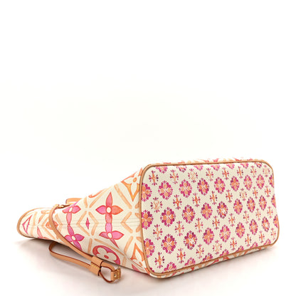 Louis Vuitton Monogram Giant By The Pool 2.0 Neverfull MM Coral 5 of 10