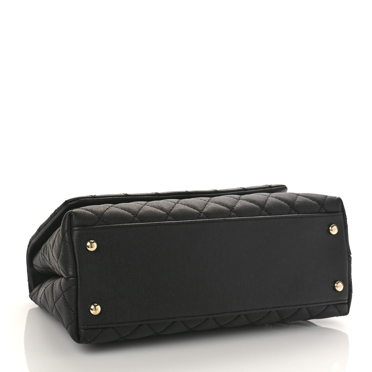 Chanel Caviar Quilted Small Coco Handle Flap Black 4 of 9
