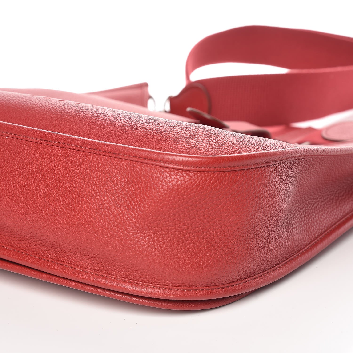 Hermes Taurillon Clemence Evelyne III GM Rouge Garance 9 of 10