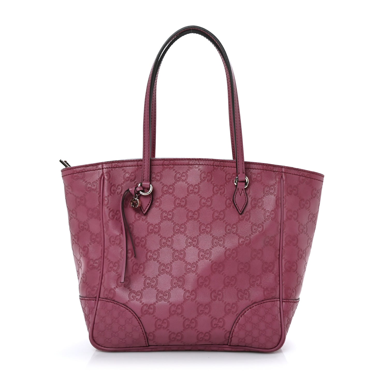 Guccissima Small Bree Zippered Tote Peonia Flower