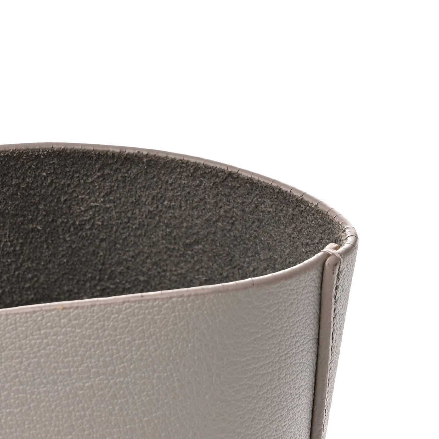 Calfskin North-South Shopping Tote Oyster Grey