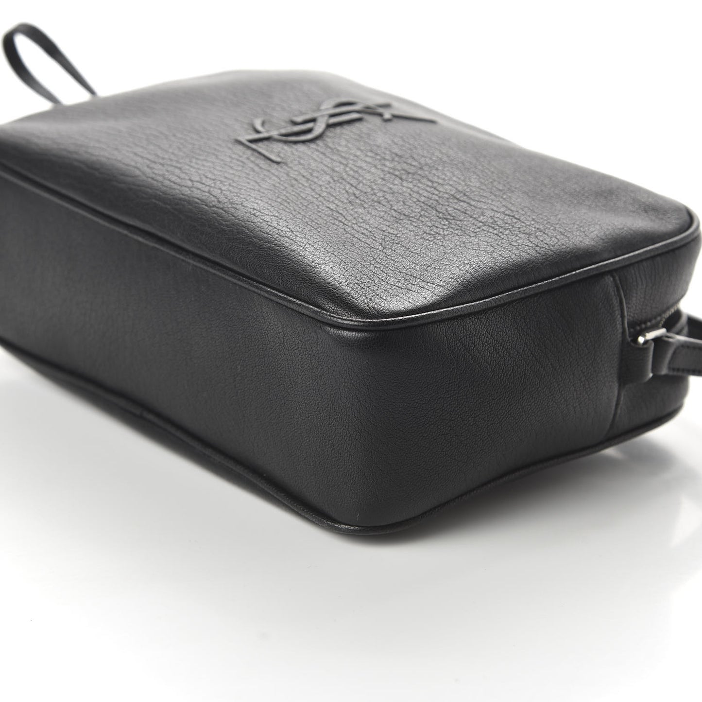 Lambskin Monogram Small Lou Camera Bag Black