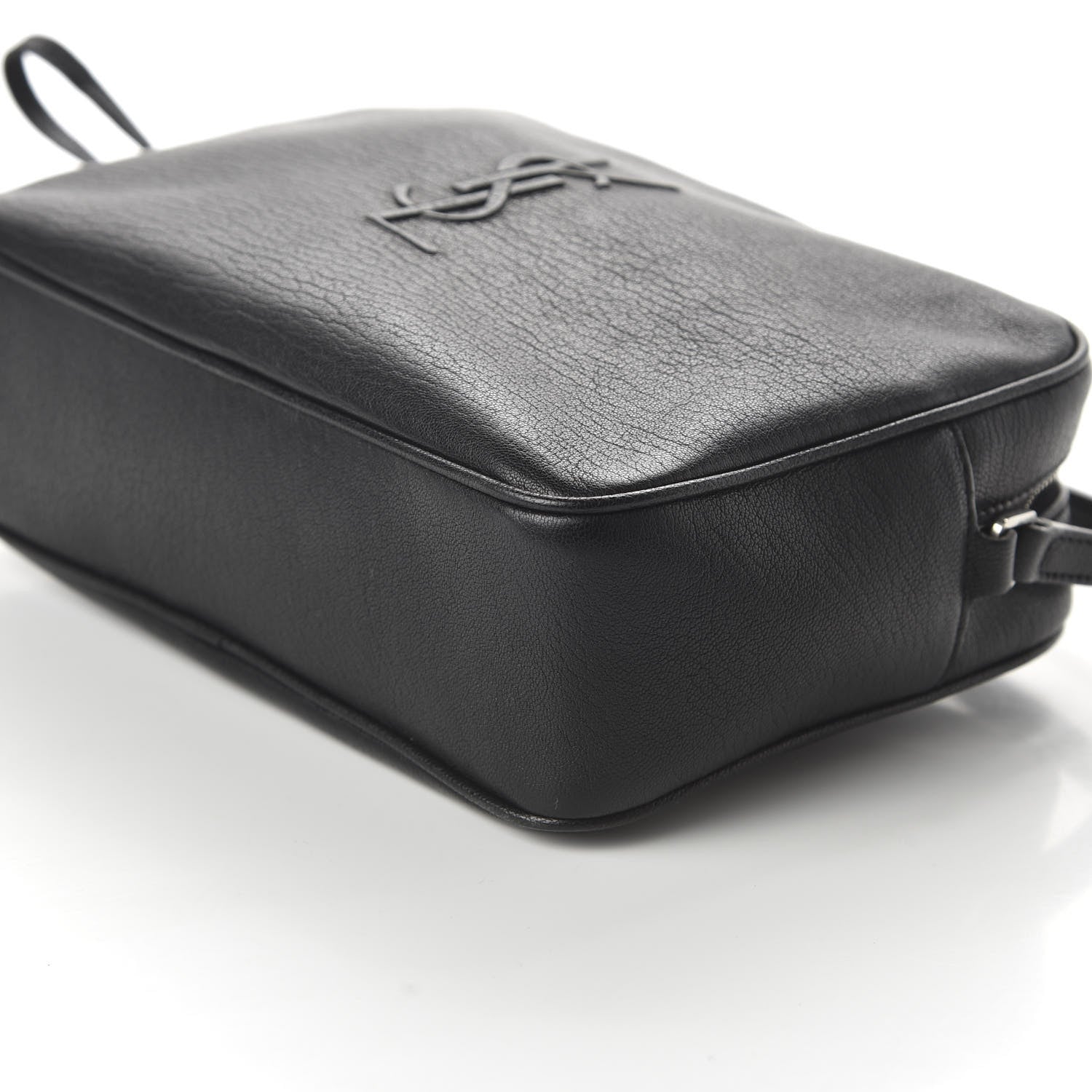 Saint Laurent Lambskin Monogram Small Lou Camera Bag Black 7 of 10