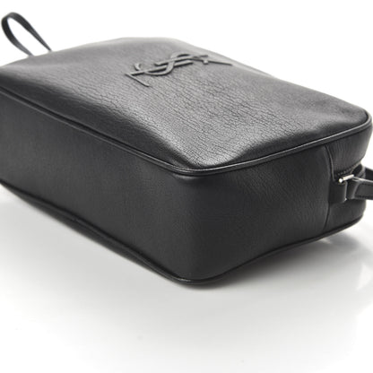 Saint Laurent Lambskin Monogram Small Lou Camera Bag Black 7 of 10