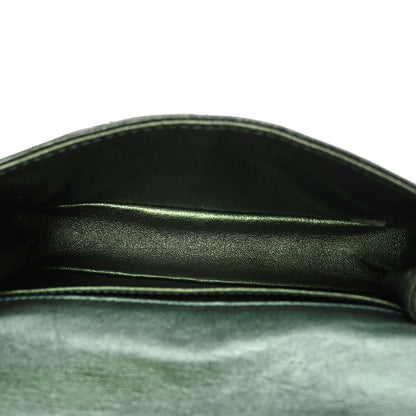 Chanel Metallic Aged Calfskin Quilted 2.55 Reissue Flap Belt Bag Clutch Green 5 of 10