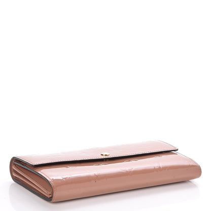 Louis Vuitton Vernis Sarah Wallet Rose Velours 4 of 13