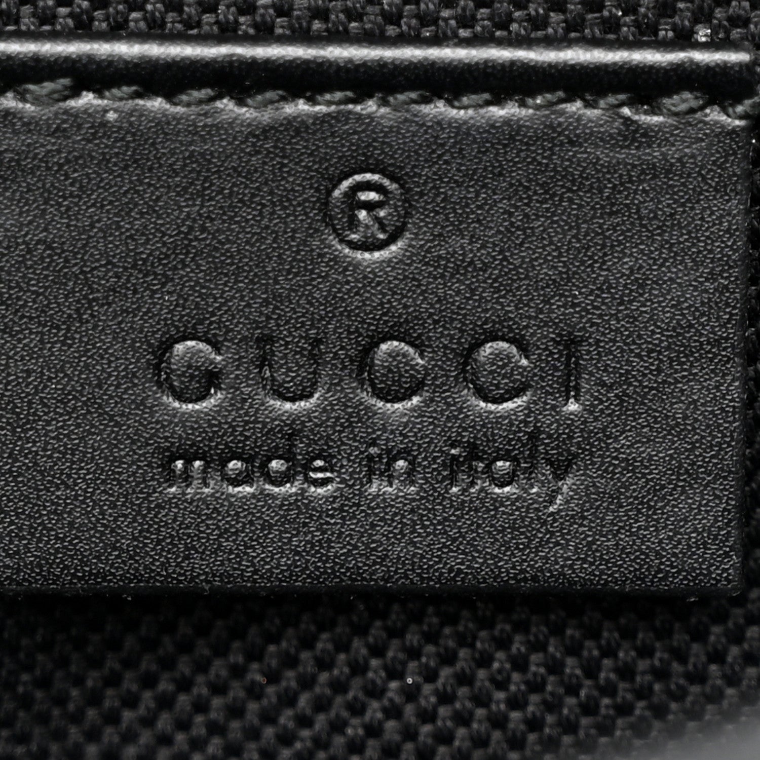 Gucci GG Supreme Monogram Web Slim Belt Bag Black Grey 6 of 14
