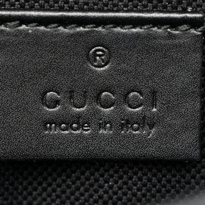 Gucci GG Supreme Monogram Web Slim Belt Bag Black Grey 6 of 14