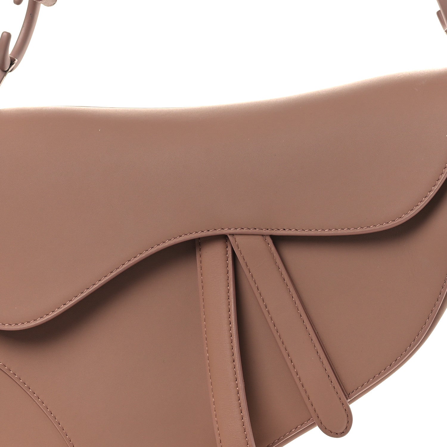 Christian Dior Ultra Matte Calfskin Saddle Bag Fard 8 of 13