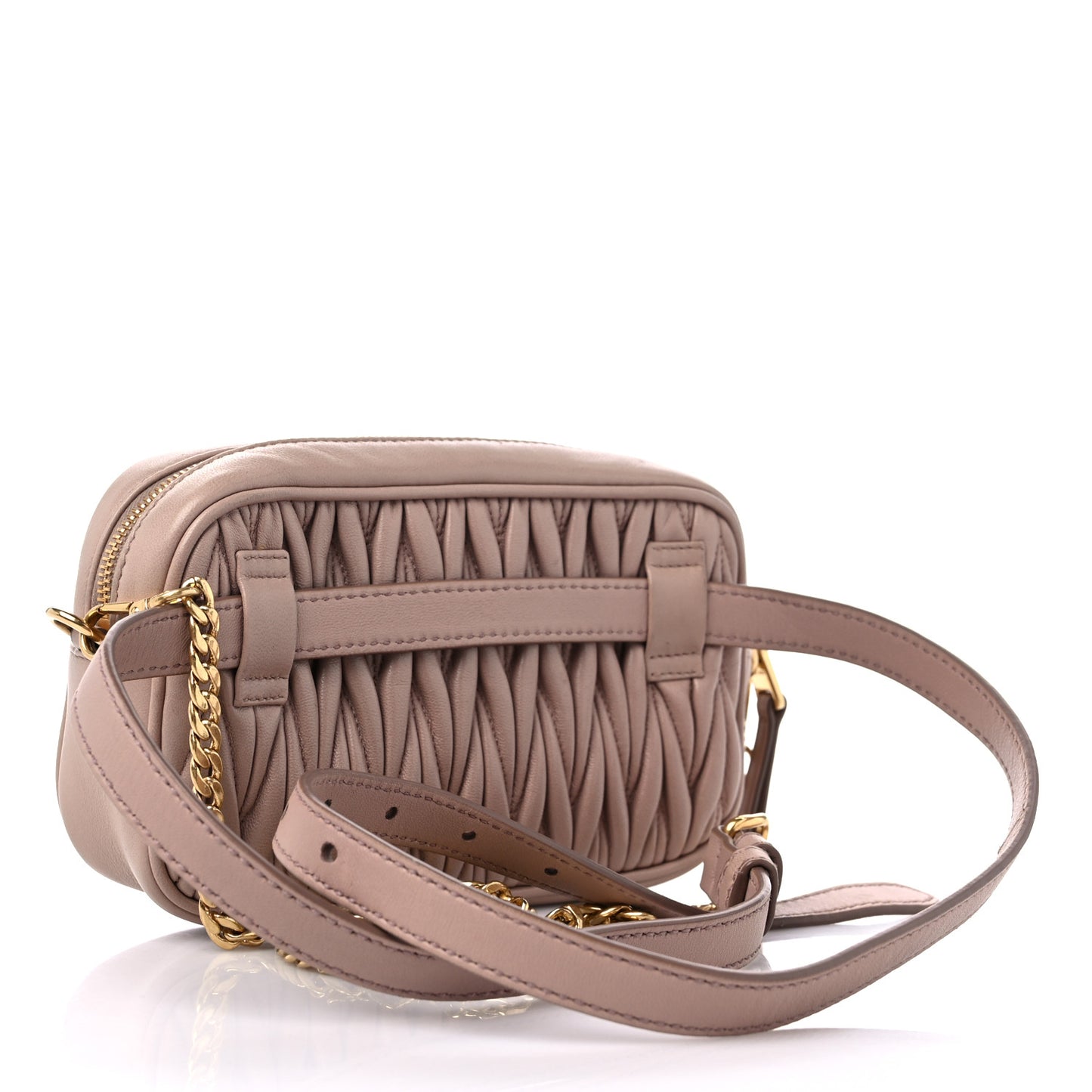 Nappa Matelasse Marsupio Belt Bag Cammeo