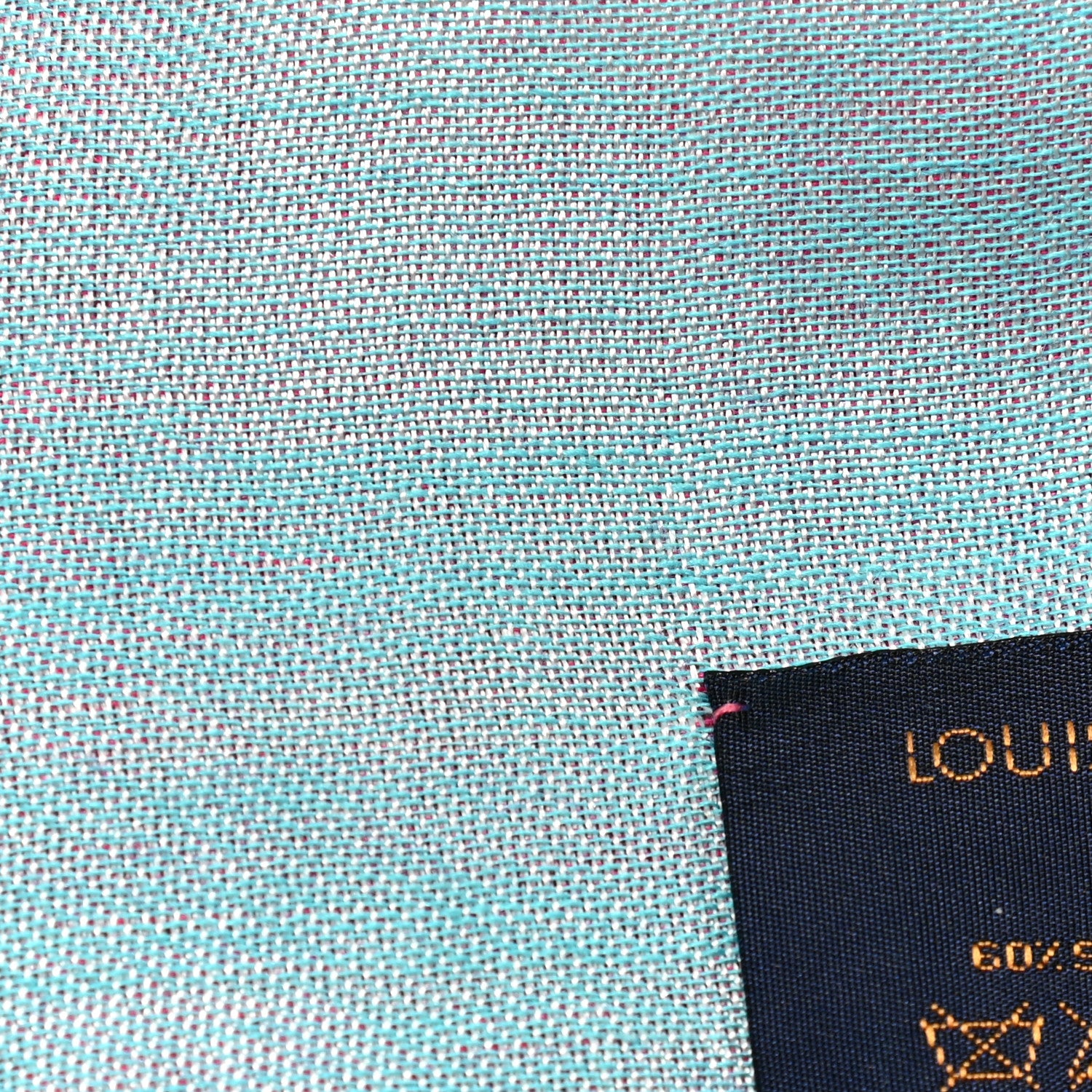 Louis Vuitton Silk Wool Monogram Shine Shawl 5 of 6