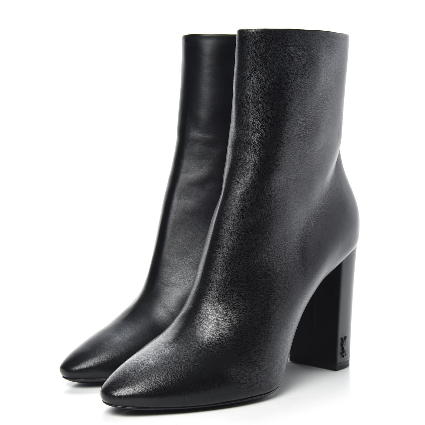 Nappa Vendome Loulou Ankle Zip Boot 39.5 Black