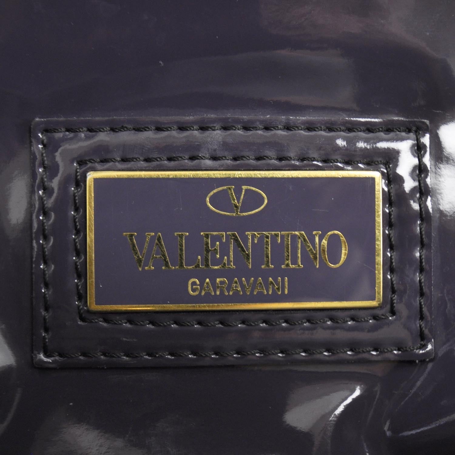 Valentino Garavani Patent Small Nuage Purple 9 of 9